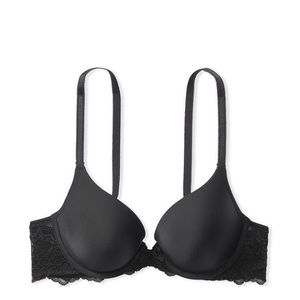DREAM ANGELS VICTORIA’S SECRET 32DDD/Lightly-lined Full Coverage Bra Black NWOT